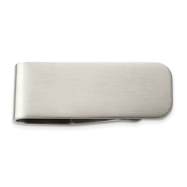 Stainless Steel Brushed Money Clip Quality Gem LLC Bethel, CT