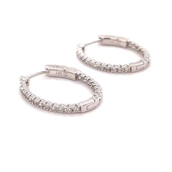 Diamond hoops Quenan's Fine Jewelers Georgetown, TX