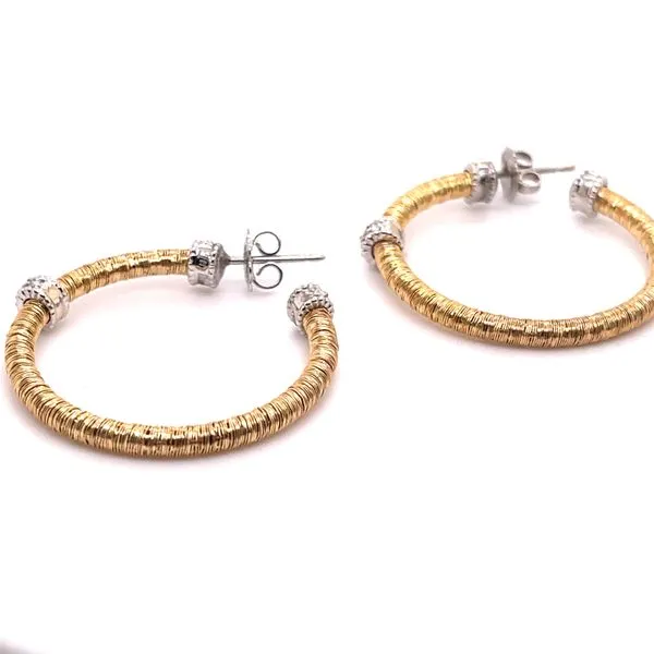 Diamond hoops Quenan's Fine Jewelers Georgetown, TX