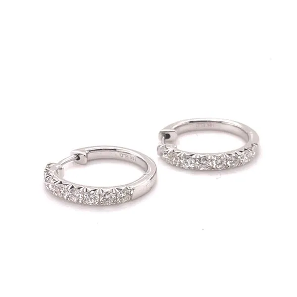 Diamond hoops Quenan's Fine Jewelers Georgetown, TX