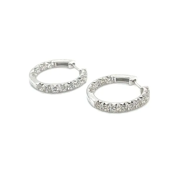 Diamond hoops Quenan's Fine Jewelers Georgetown, TX