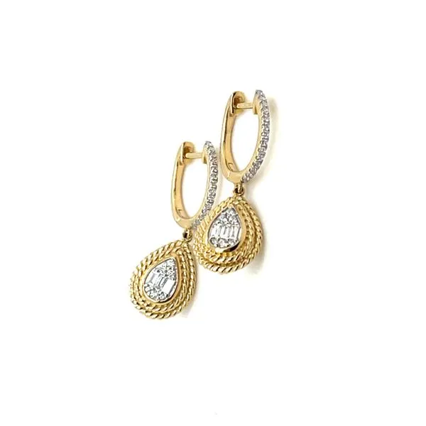 Diamond hoops Quenan's Fine Jewelers Georgetown, TX