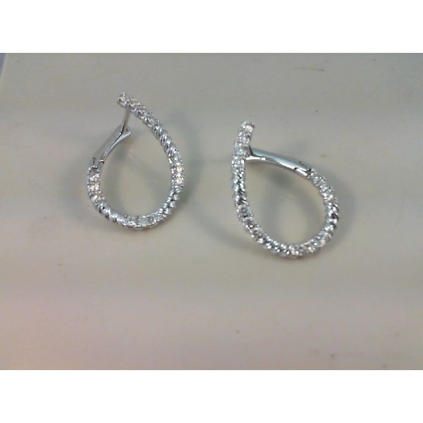 Diamond hoops Quenan's Fine Jewelers Georgetown, TX