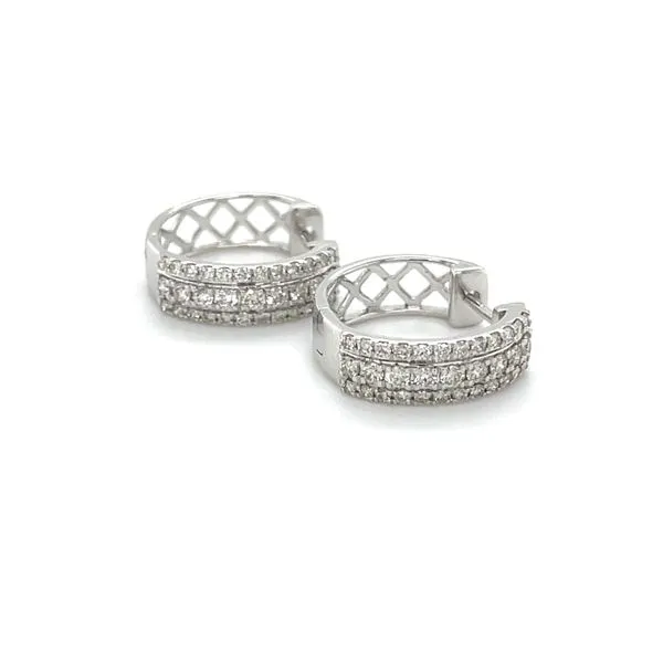 Diamond hoops Quenan's Fine Jewelers Georgetown, TX