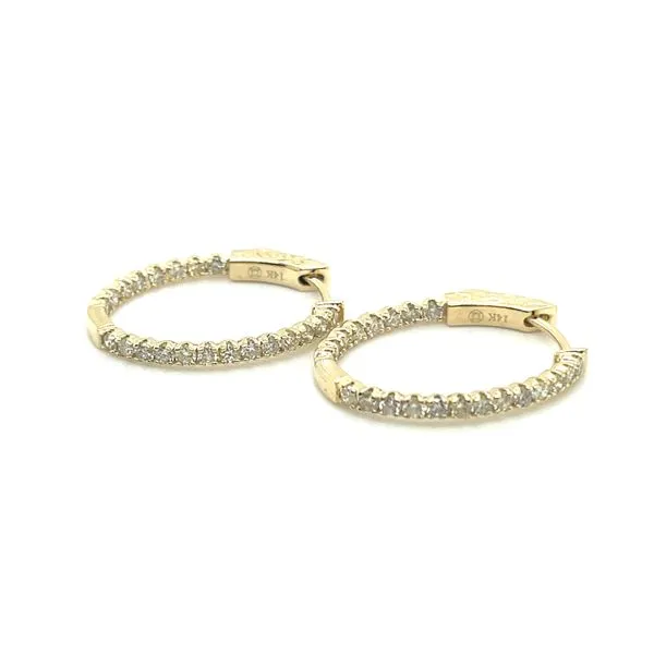 Diamond hoops Quenan's Fine Jewelers Georgetown, TX