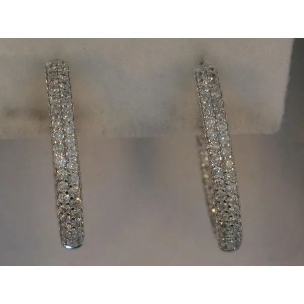 Diamond hoops Quenan's Fine Jewelers Georgetown, TX