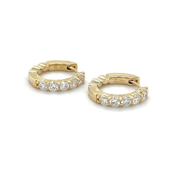 Diamond hoops Quenan's Fine Jewelers Georgetown, TX