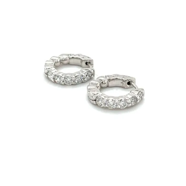 Diamond hoops Quenan's Fine Jewelers Georgetown, TX
