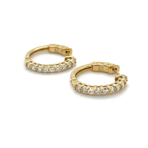 Diamond hoops Quenan's Fine Jewelers Georgetown, TX
