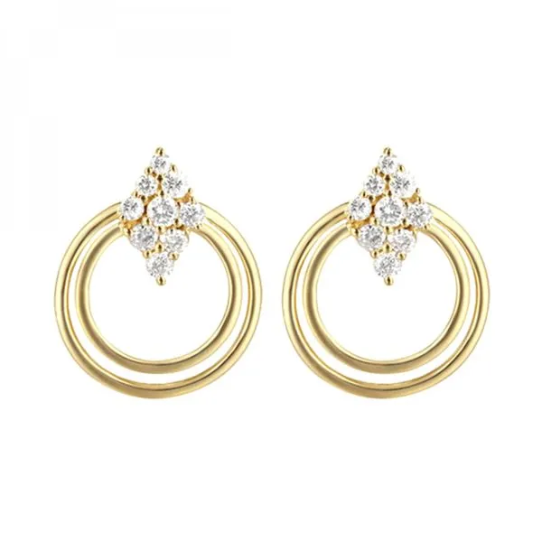 Diamond hoops Quenan's Fine Jewelers Georgetown, TX