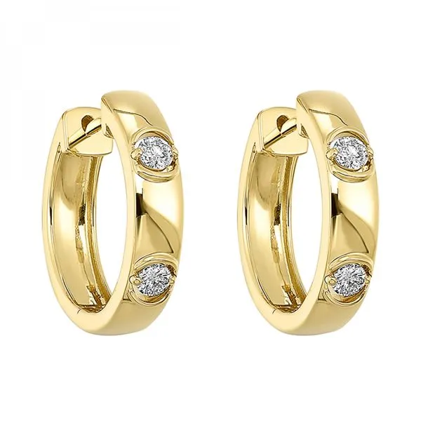 Diamond hoops Quenan's Fine Jewelers Georgetown, TX