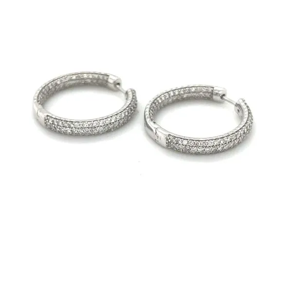 Diamond hoops Quenan's Fine Jewelers Georgetown, TX