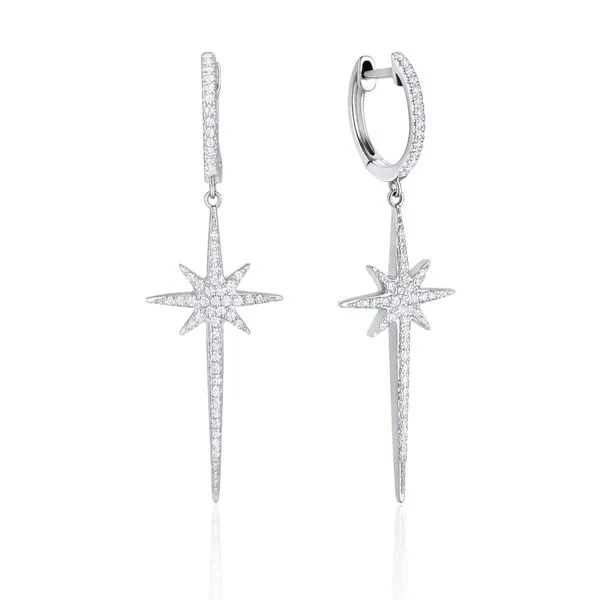 Diamond hoops Quenan's Fine Jewelers Georgetown, TX