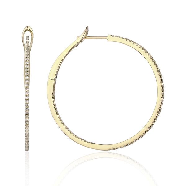 Diamond hoops Quenan's Fine Jewelers Georgetown, TX