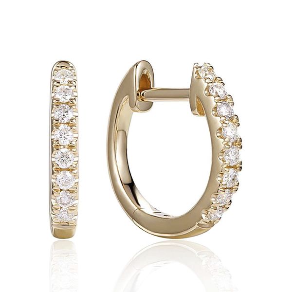 Diamond hoops Quenan's Fine Jewelers Georgetown, TX