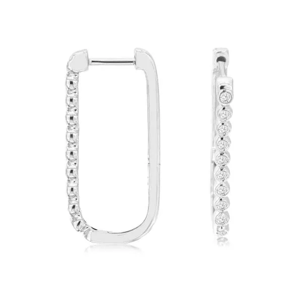 Diamond hoops Quenan's Fine Jewelers Georgetown, TX