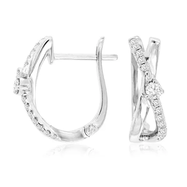 Diamond hoops Quenan's Fine Jewelers Georgetown, TX