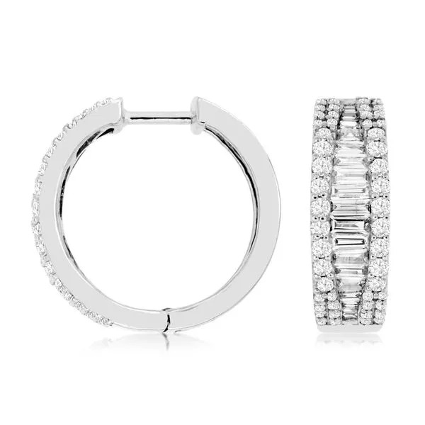 Diamond hoops Quenan's Fine Jewelers Georgetown, TX