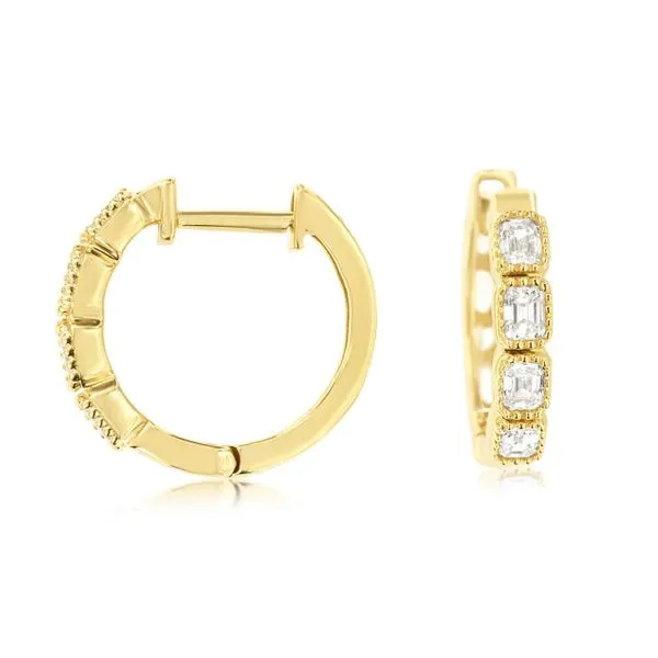 Diamond hoops Quenan's Fine Jewelers Georgetown, TX