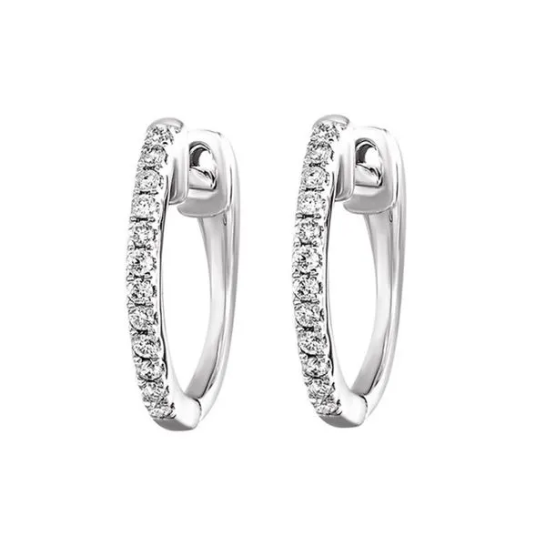 Diamond hoops Quenan's Fine Jewelers Georgetown, TX