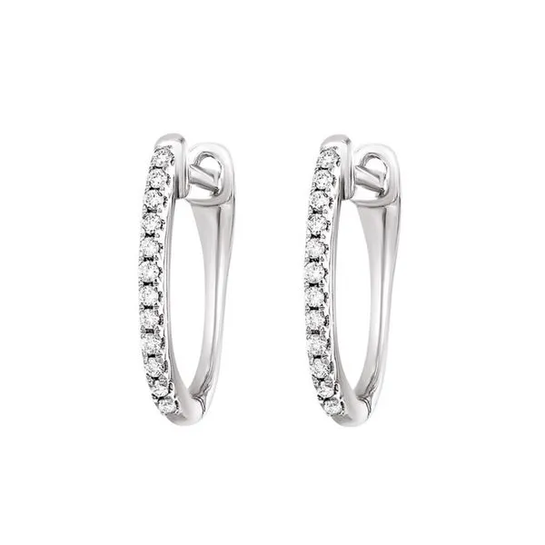 Diamond hoops Quenan's Fine Jewelers Georgetown, TX