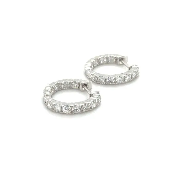Diamond hoops Quenan's Fine Jewelers Georgetown, TX