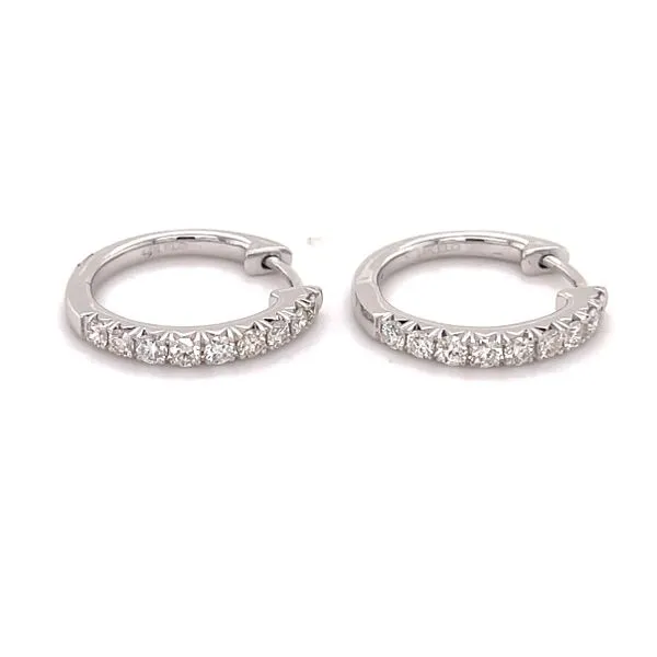Diamond hoops Quenan's Fine Jewelers Georgetown, TX
