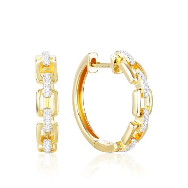 Diamond hoops Quenan's Fine Jewelers Georgetown, TX
