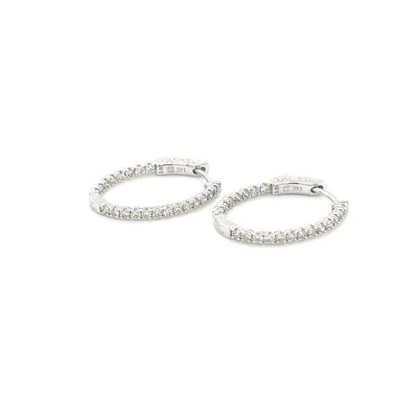 Diamond hoops Quenan's Fine Jewelers Georgetown, TX