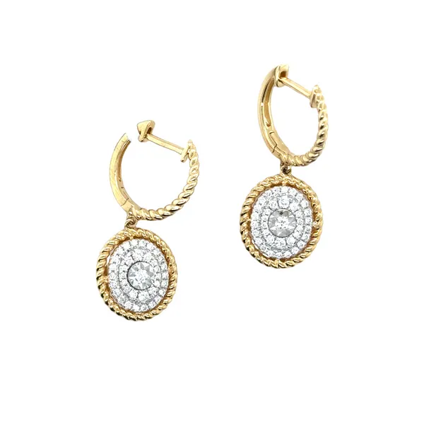 Diamond hoops Quenan's Fine Jewelers Georgetown, TX