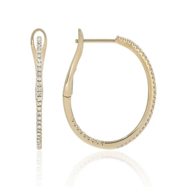 Diamond hoops Quenan's Fine Jewelers Georgetown, TX