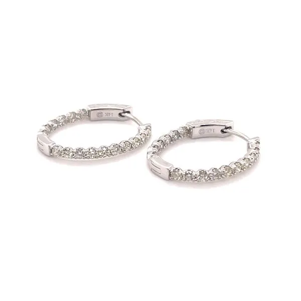 Diamond hoops Quenan's Fine Jewelers Georgetown, TX
