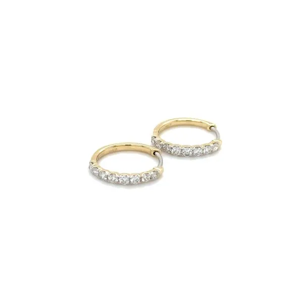 Diamond hoops Quenan's Fine Jewelers Georgetown, TX