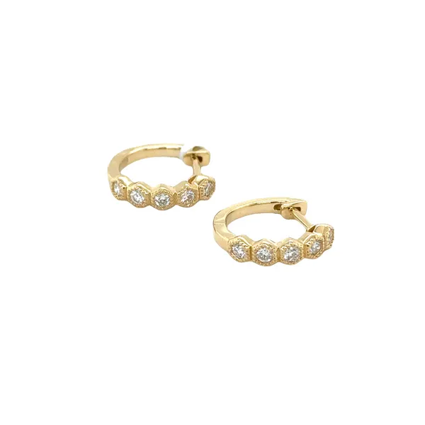 Diamond hoops Quenan's Fine Jewelers Georgetown, TX