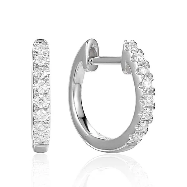Diamond hoops Quenan's Fine Jewelers Georgetown, TX