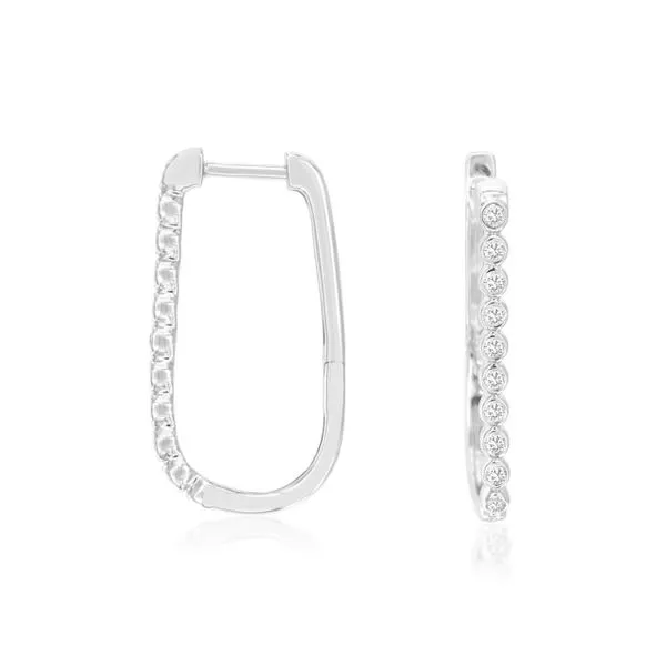 Diamond hoops Quenan's Fine Jewelers Georgetown, TX
