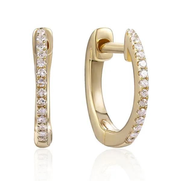 Diamond hoops Quenan's Fine Jewelers Georgetown, TX