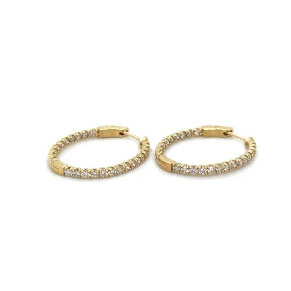Diamond hoops Quenan's Fine Jewelers Georgetown, TX