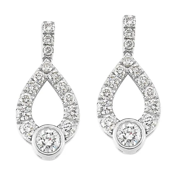 Diamond hoops Quenan's Fine Jewelers Georgetown, TX