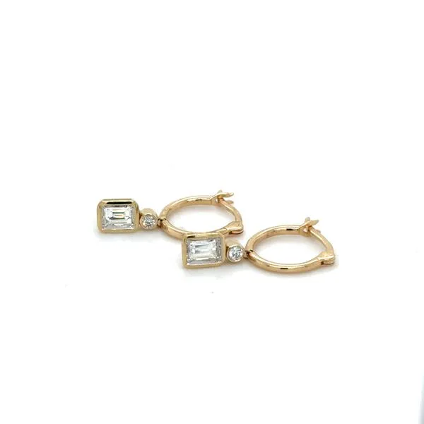 Diamond hoops Quenan's Fine Jewelers Georgetown, TX