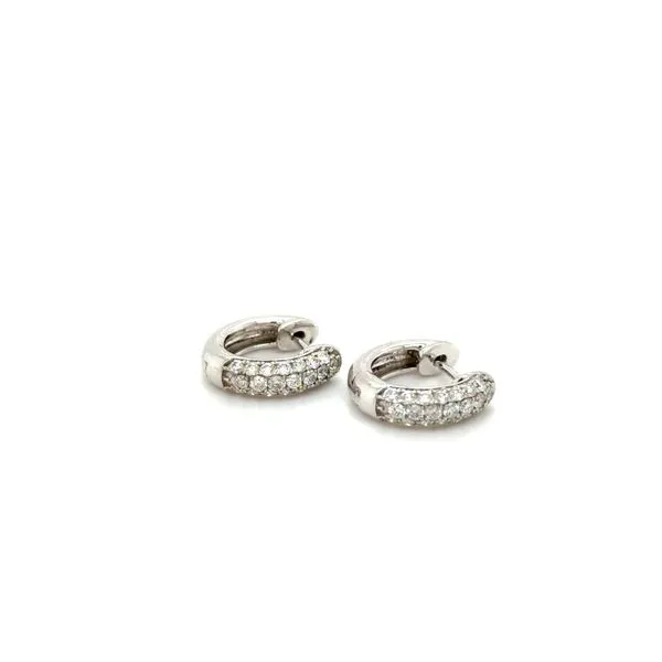 Diamond hoops Quenan's Fine Jewelers Georgetown, TX