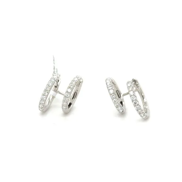 Diamond hoops Quenan's Fine Jewelers Georgetown, TX