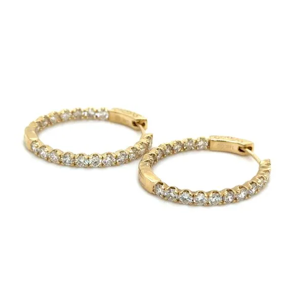 Diamond hoops Quenan's Fine Jewelers Georgetown, TX