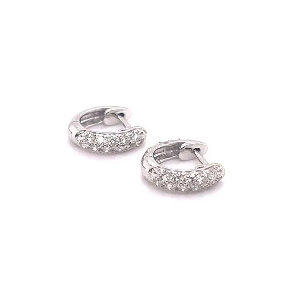 Diamond hoops Quenan's Fine Jewelers Georgetown, TX