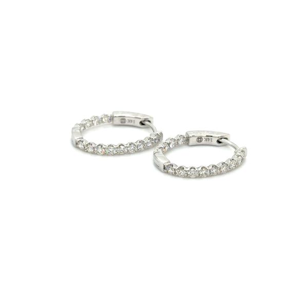 Diamond hoops Quenan's Fine Jewelers Georgetown, TX