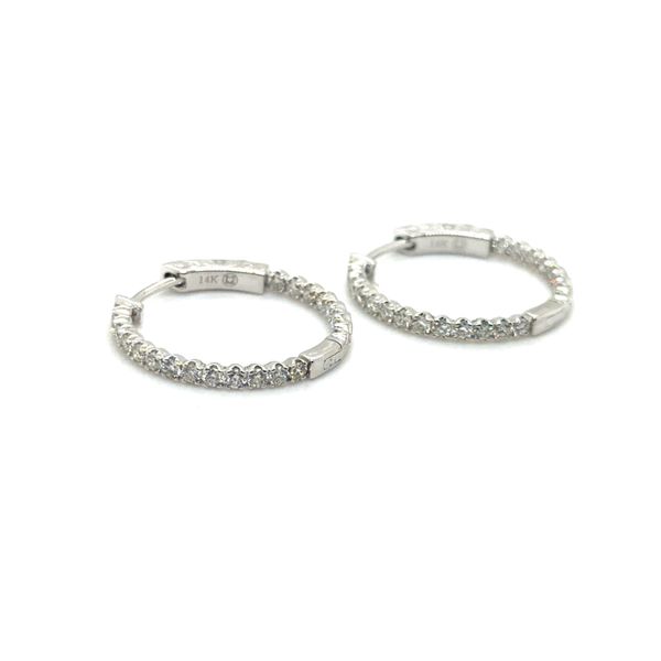 Diamond hoops Quenan's Fine Jewelers Georgetown, TX
