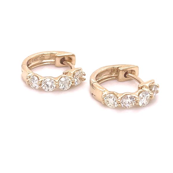 Diamond hoops Quenan's Fine Jewelers Georgetown, TX