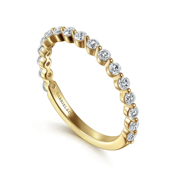 Diamond Women's Wedding Band Image 2 Quest Fine Jewelers Fairfax, VA