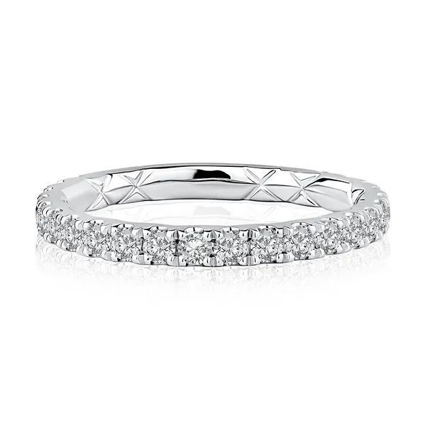 Diamond Wedding Band Image 2 Quest Fine Jewelers Fairfax, VA