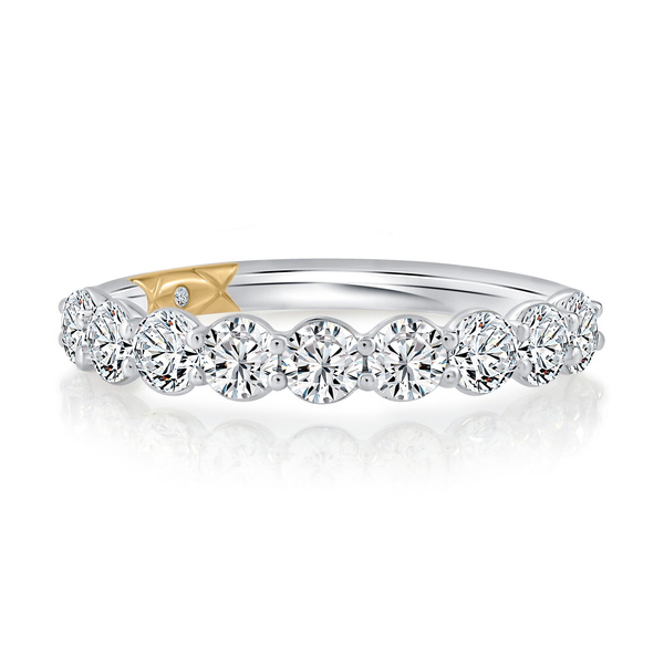 Diamond Wedding Band Image 2 Quest Fine Jewelers Fairfax, VA